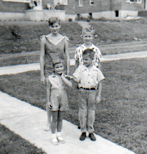 Cousins at Aunt Irene